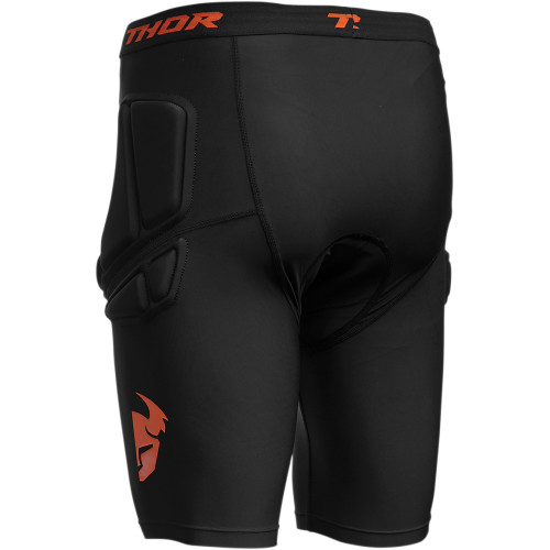 Pantaloni scurti protectie atv/cross, Thor XP Pant, culoare negru/portocaliu, marime M [3]