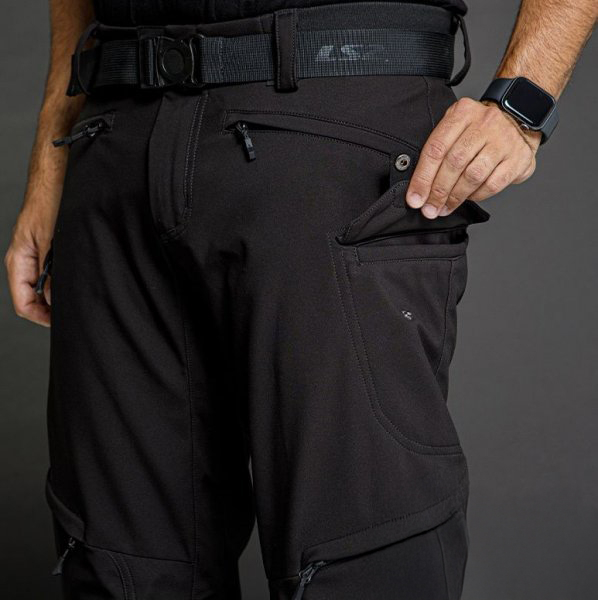 Pantaloni textil moto barbati, LS2 Douglas, culoare negru, marime 2XL [3]