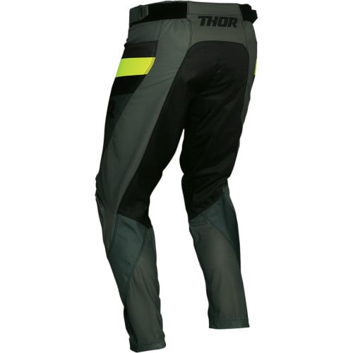 Pantaloni Thor Pulse Racer, Negru Army, 36