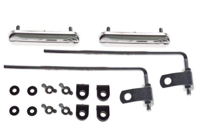 Parbriz moto cu prinderi, montaj universal 480mm/H-590mm [2]