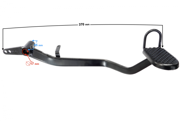 Pedala frana spate Barton Street-R 125 [2]