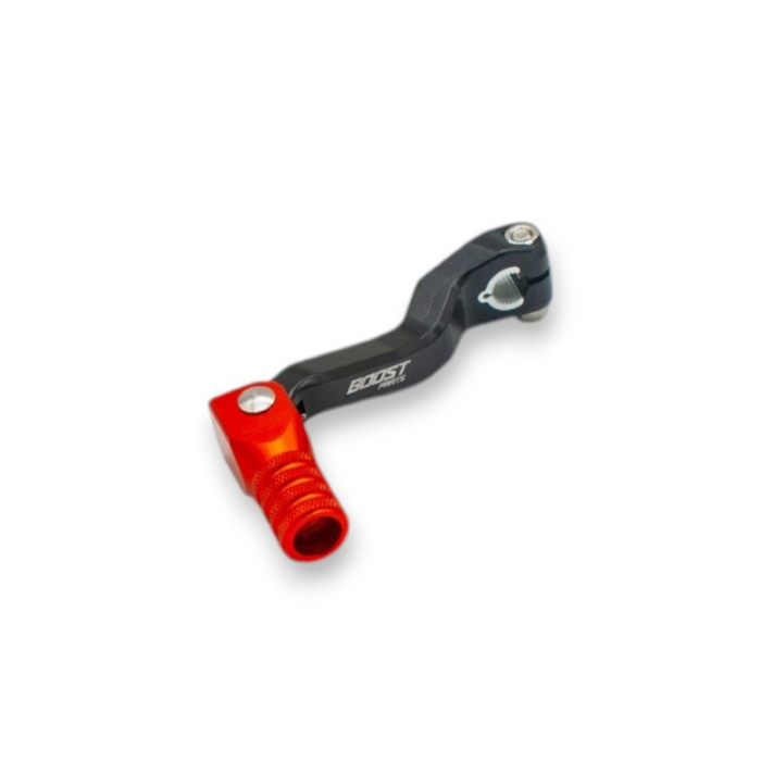 Pedala schimbator, Boost Parts Racing, cross Asix 250-300, culoare negru portocaliu