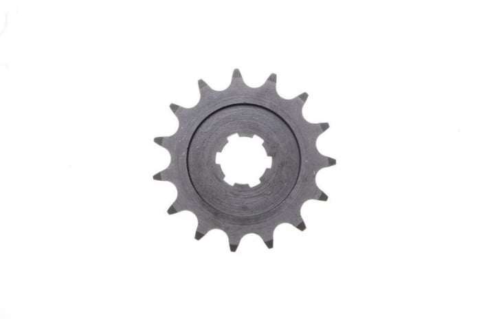 Pinion fata transmisie, 15 dinti, pas 428, Mz150