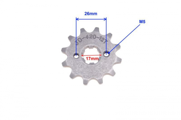 Pinion fata transmisie si siguranta, 12 dinti, pas 420 [2]