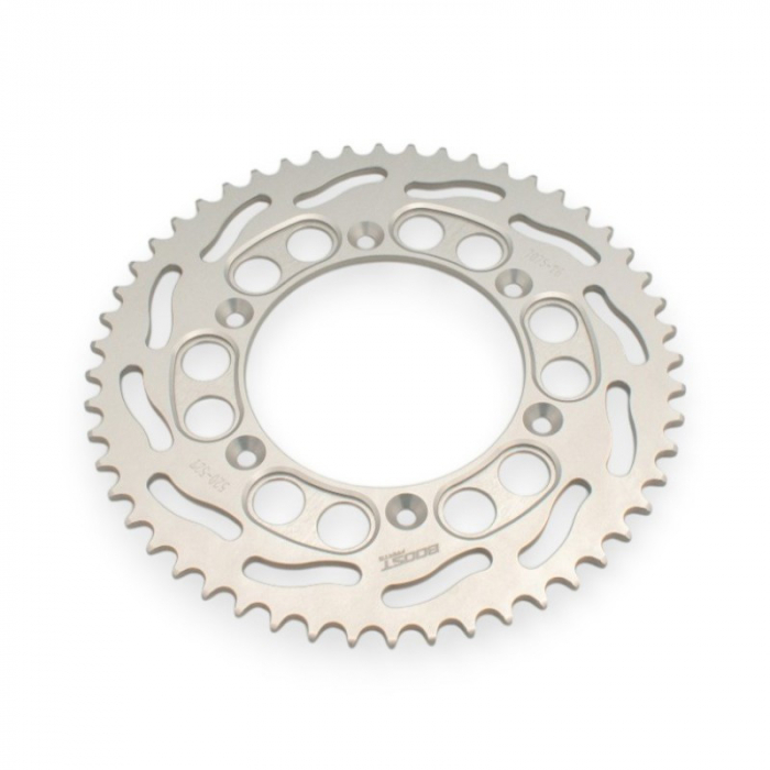 Pinion spate cross Axis 300cc, din aluminiu, 52z, Boost Parts Racing, culoare argintiu