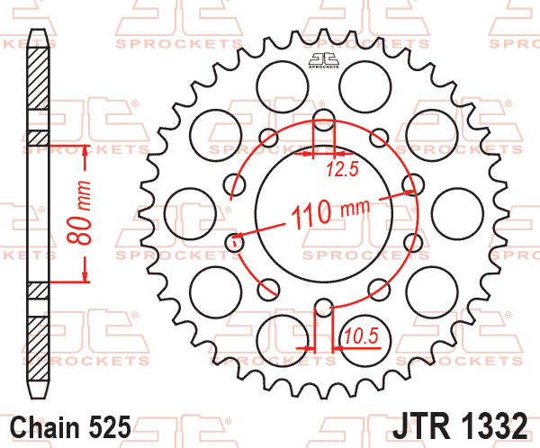 Pinion spate Z44