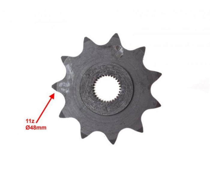 Pinion transmisie fata, 11 dinti, pas 415, Romet [2]