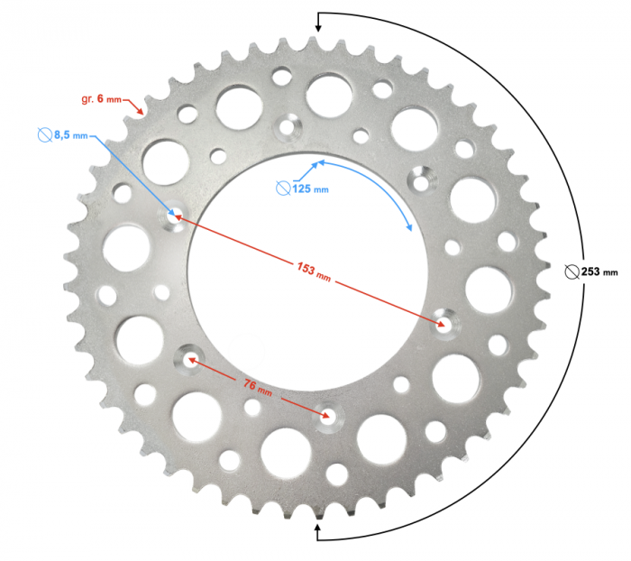 Pinion transmisie spate Barton NXT250, 2021 [2]