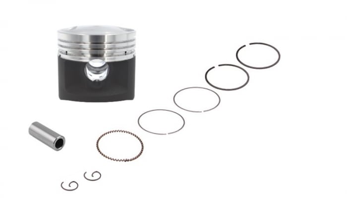 Piston si segmenti 125cc, 4T, diametru 56.4, bolt 15 mm, inaltime 49 mm