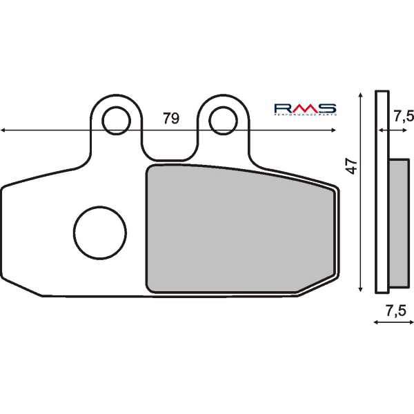 Placute frana Aprilia Atlantic 500  01- 04