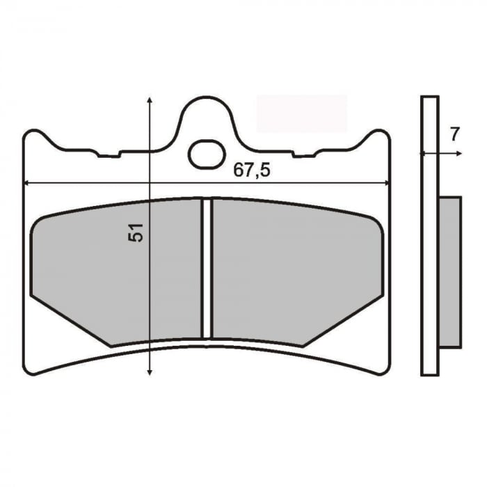 Placute frana Aprilia RS 125