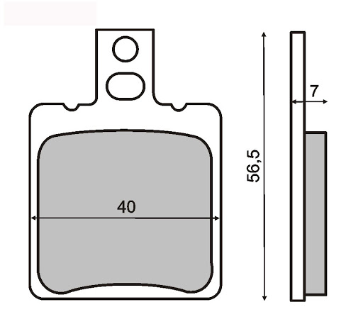 Placute frana Aprilia SR  97- 08