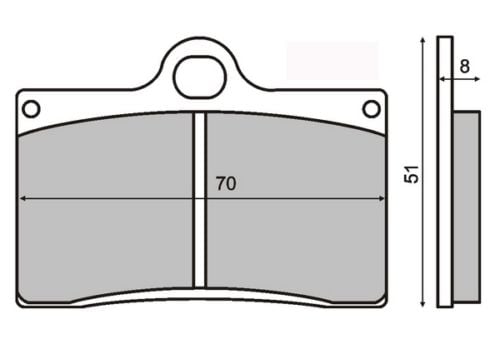 Placute frana Cagiva Mito 125 92- 05