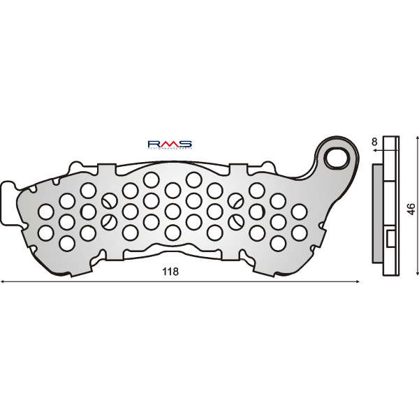 Placute frana Honda CB Hornet 600 07, Suzuki Burgman 125-200 07