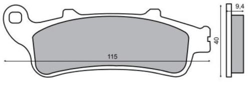 Placute frana Honda Pantheon 4T 125-150 CB FJS VFR XL GL