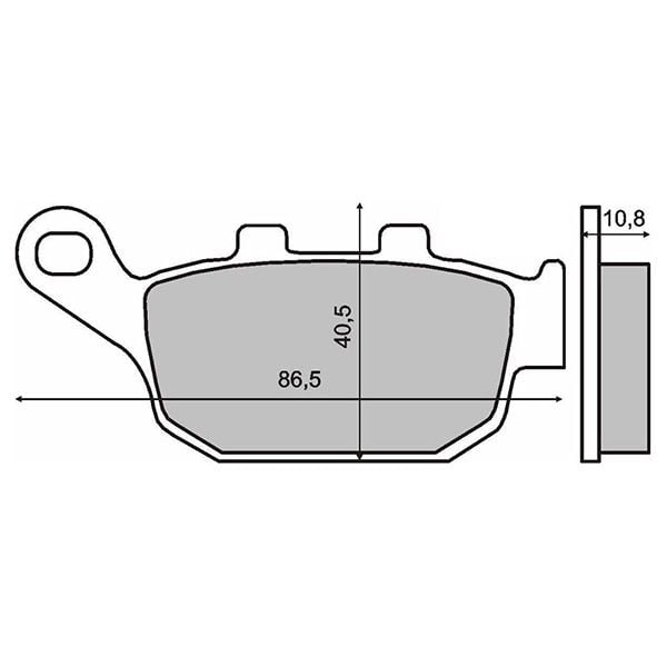 Placute frana Honda Phanteon 125-150