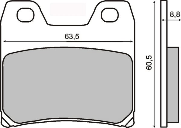 Placute frana (Kevlar) Yamaha FZR 1000  01- 05