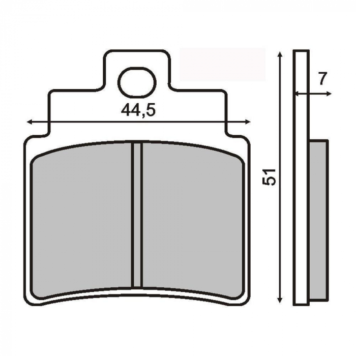 Placute frana Kymco Grand Dink 250 01-04