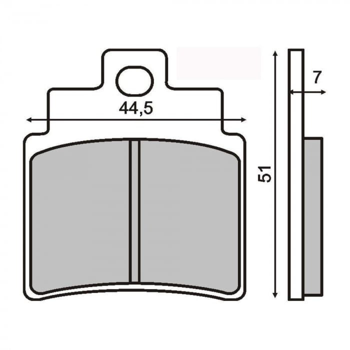 Placute frana Kymco Grand Dink 250 01-04