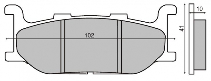 Placute frana Majesty 400 T-Max 00- 03 XJ 600