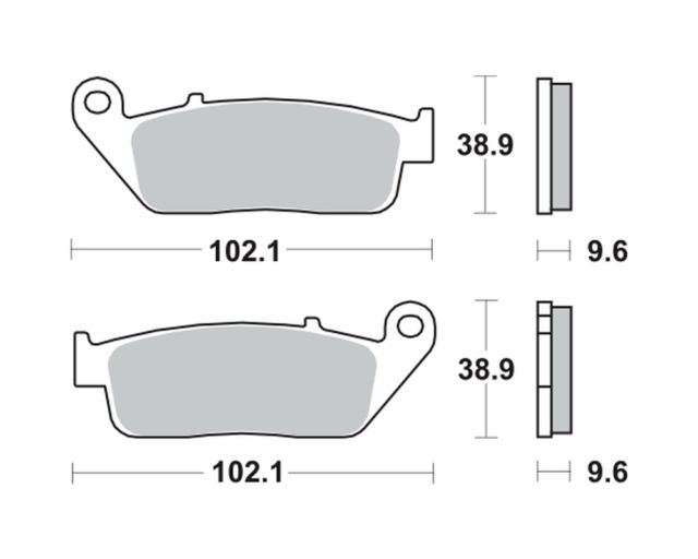 Placute frana MCB599