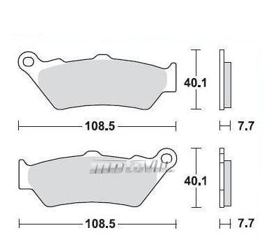 Placute frana MCB671