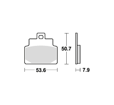 Placute frana MCB709EC