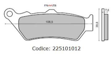 Placute frana (Sinter)