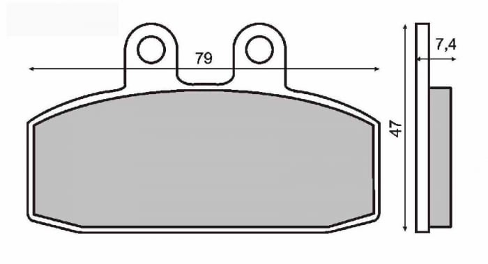 Placute frana sinter Aprilia Scarabeo 500 IE