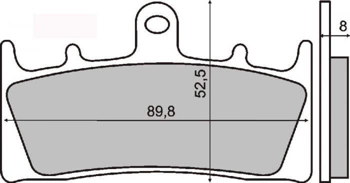 Placute frana Suzuki GSX 1400  01- 05