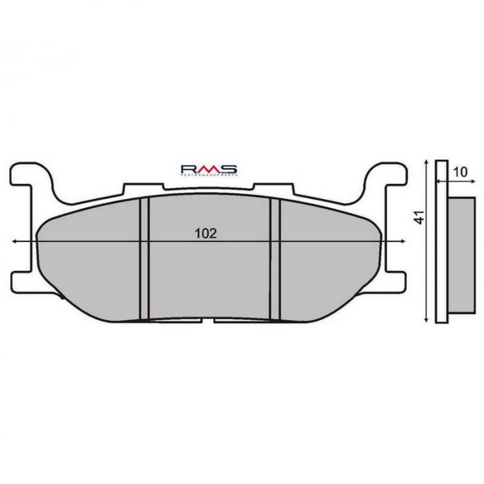 Placute frana (Sinter) Yamaha Majesty 400 04 T-Max 500 00- 03 XJ 600