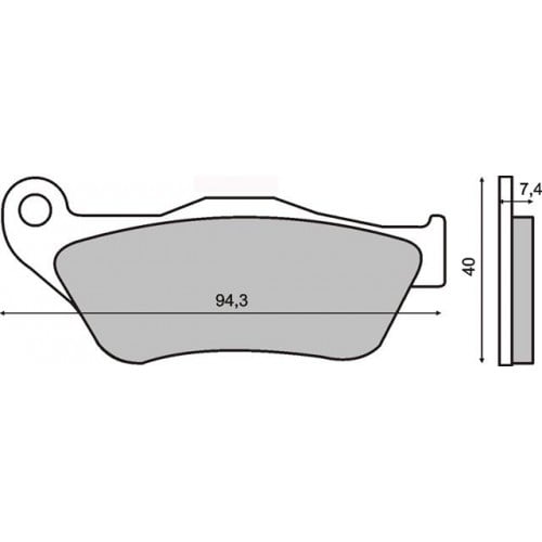 Placute frana (Sinter) Yamaha RX Xmax 125-250 05- 07