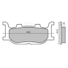 Placute frana sinter Yamaha TDR 125 fata