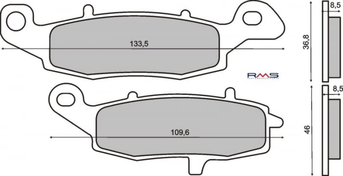 Placute frana Suzuki GSF 600 00- 04 GSX 600 98- 05