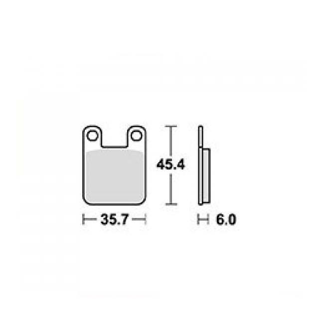 Placute frana TRW Lucas MCB535