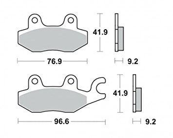 Placute frana TRW Lucas MCB663