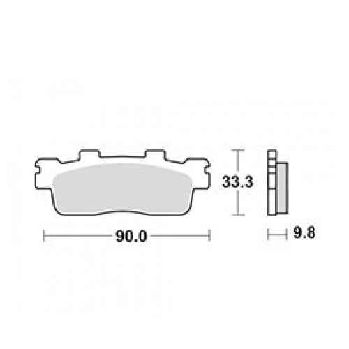 Placute frana TRW Lucas MCB830