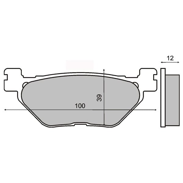 Placute frana sinter Yamaha XP 500 T MAX spate