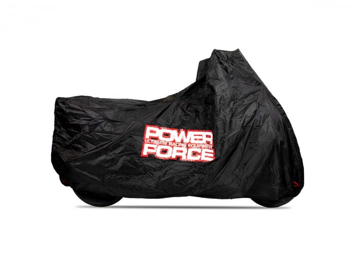 Prelata moto impermeabila, marime L, culoare negru, PowerForce