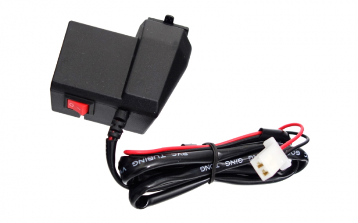 Priza si afisaj incarcare, iesire USB, montaj ghidon, culoare negru [2]