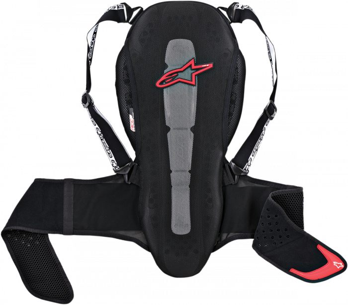 Protectie Coloana Alpinestars Nucleon KR-2 culoare Fum Negru Rosu marime MD