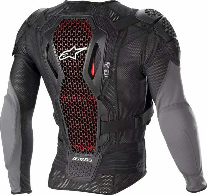 Protectie corp Bionic Plus v2, culoare negru/rosu, marime 2XL [2]