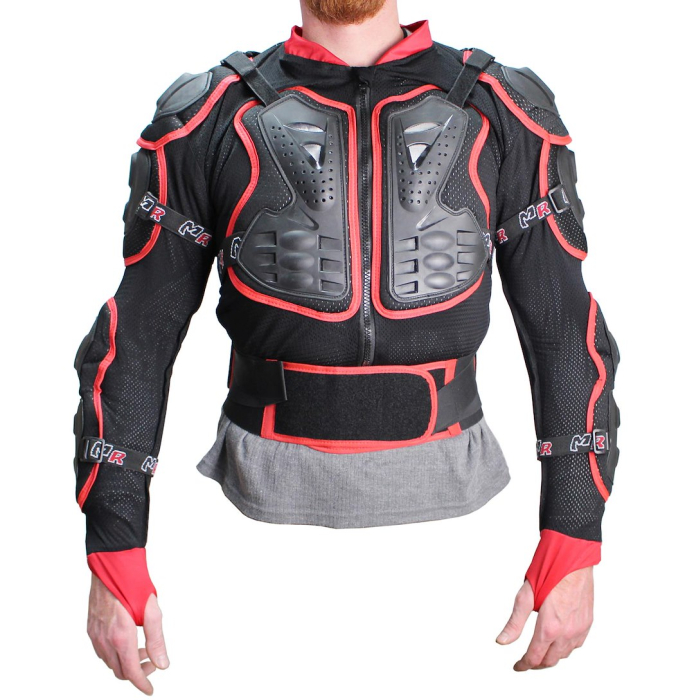 Protectie cross enduro, Buzer VIG-20500, marime M, culoare negru rosu