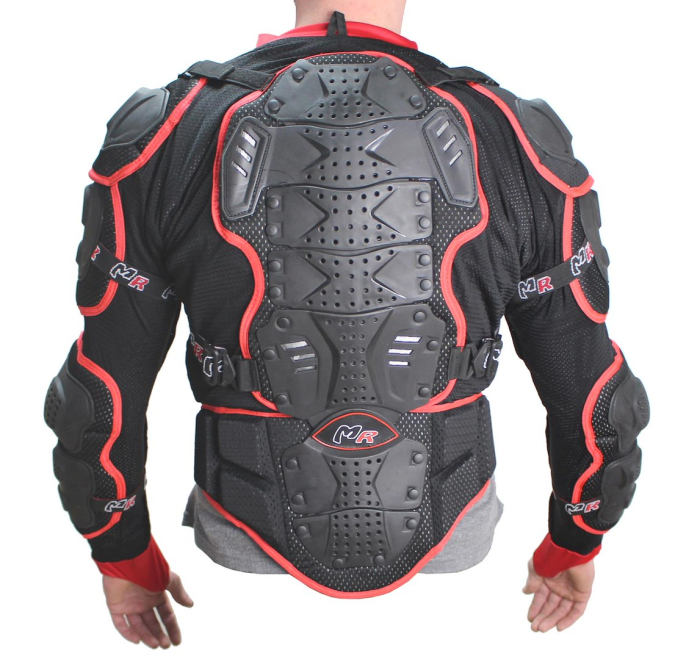 Protectie cross enduro, Buzer VIG-20500, marime 2XL, culoare negru/rosu [2]