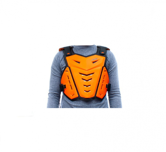 Protectie corp adulti, cross enduro atv, Asix AS1, marime universala, culoare portocaliu