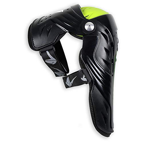 Protectii genunchi Ufo Plast Syncron Evo, culoare negru/galben fluorescent [2]