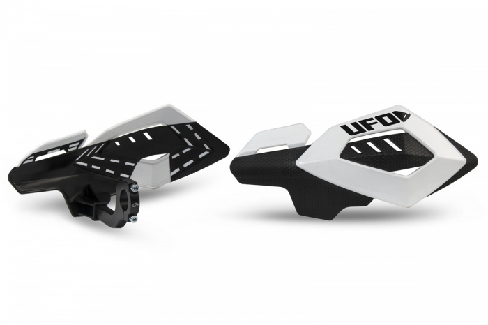 Protectii maini motocross/enduro Ufo Plast Arches, marime universala, culoare alb [2]