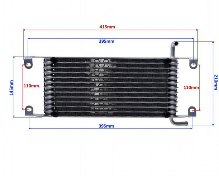 Radiator CF Moto CF800 X8 2015, echivalent 7020-180800 [2]