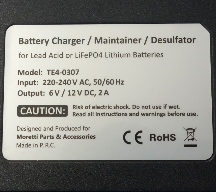 Redresor baterii GEL, AGM, LiFePO4 6V/12V 2A [3]