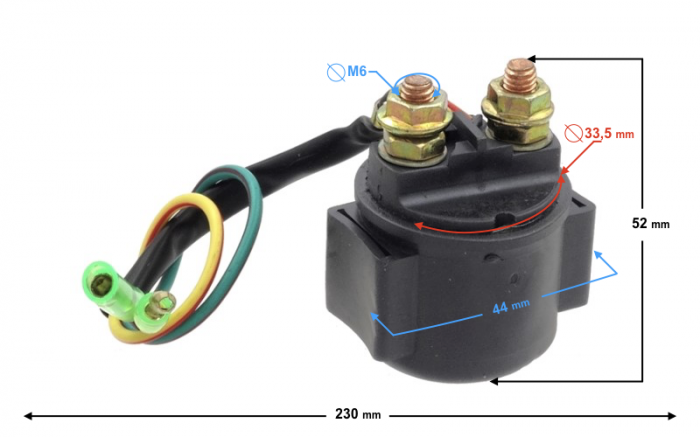 Releu pornire atv/moto/scuter [3]